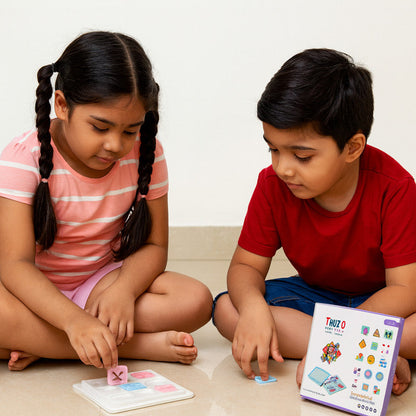 Kids educational tic tac toe set