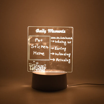 3D Acrylic Creative Lamp Decorative Light