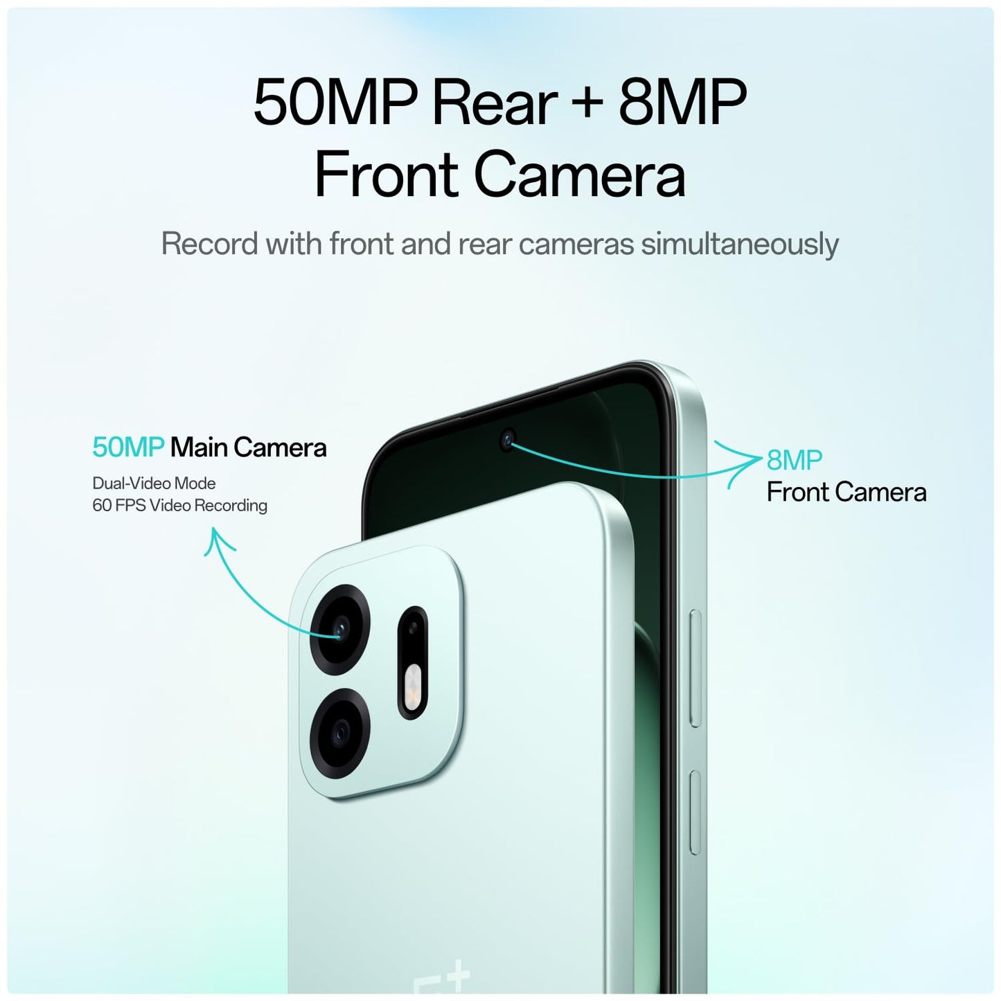 OnePlus N6 | 4GB+128GB | Midnight Green | Segment's Biggest 8000mAh Battery | Segment's Fastest 45W Charging | Smooth 120Hz Display | 50MP Camera | Military-Grade Durability