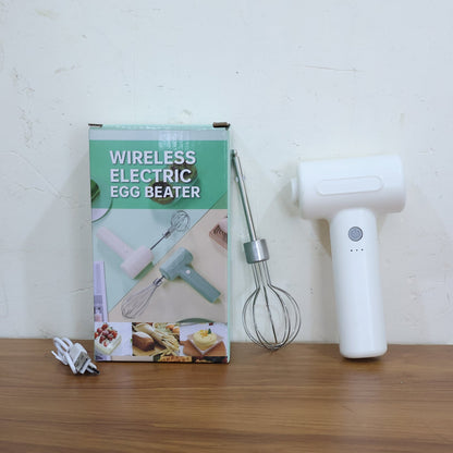 Cordless Electric Whisk & Egg Beater - (1 Pc)