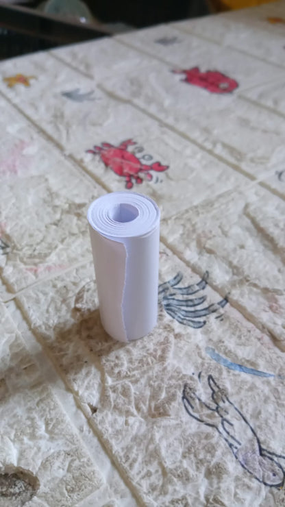 Thermal Printer Paper Roll – Aging Resistant, Fast Color, Portable (1 Pc)
